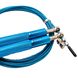 Скакалка швидкісна 4yourhealth Jump Rope Premium 3м металева на підшипниках 0200 Блакитна PW1647885418 фото 6