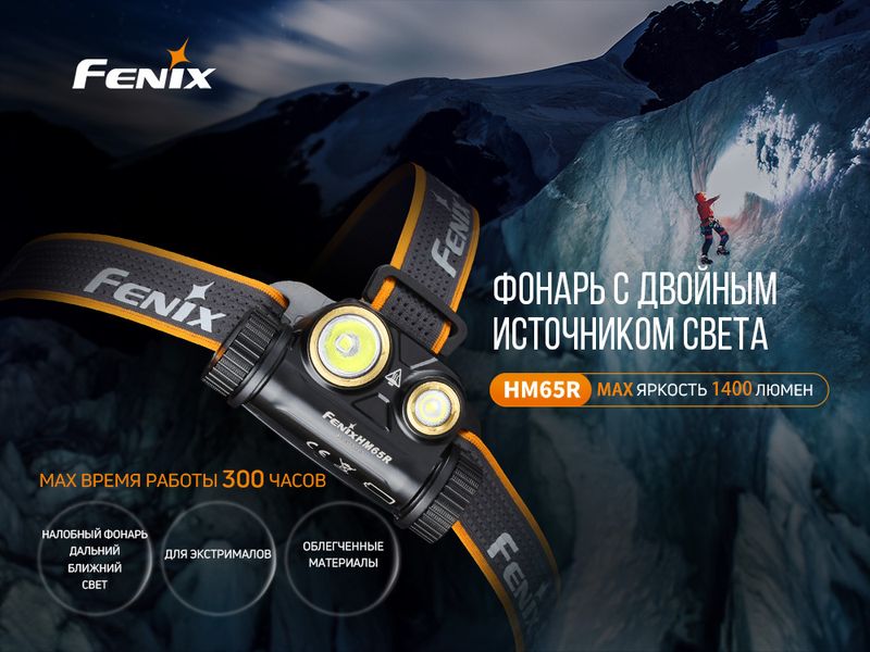 Ліхтар налобний Fenix HM65R ATM45437 фото