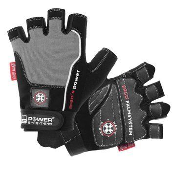 Рукавички для фітнесу Power System PS-2580 Man&rsquo;s Power Black/Grey S PW1411784073 фото