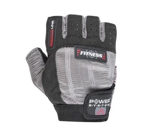 Рукавички для фітнесу Power System PS-2300 Fitness Grey/Black XS PW1411784043 фото